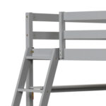 Twin Size Loft Bed with Desk and Bookshelves for Kids and Teens - Image 7