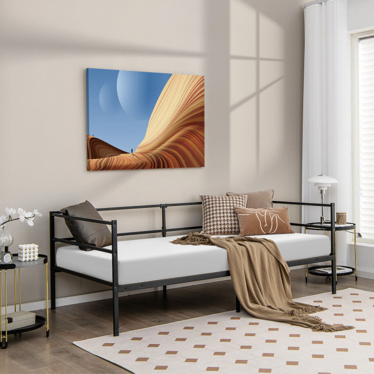Twin Size Metal Daybed Frame for Living Room Bedroom - Image 1