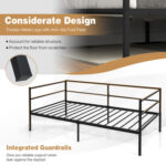 Twin Size Metal Daybed Frame for Living Room Bedroom - Image 8