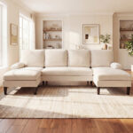 U-shaped Sectional Couch with Double Chaise for Living Room - Image 3