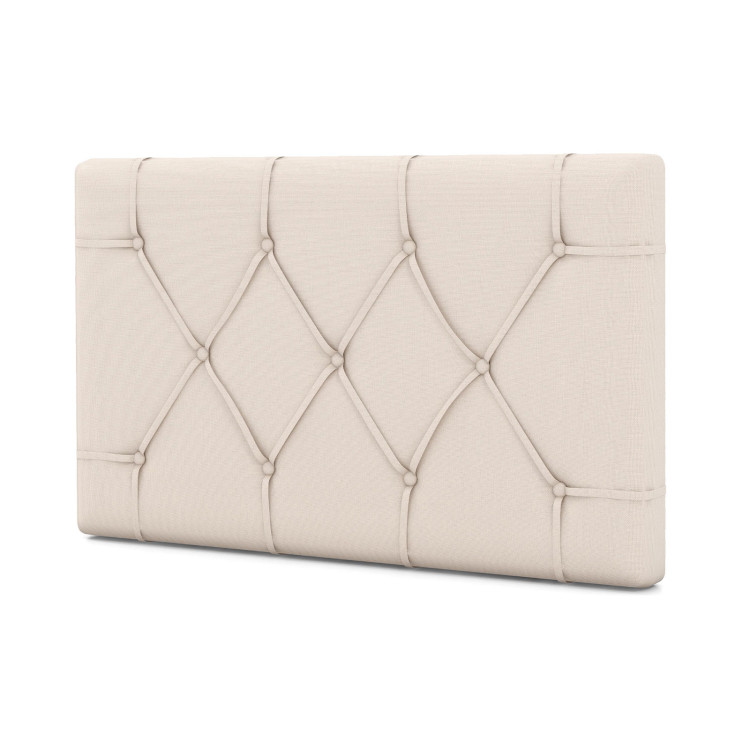 Upholstered_Headboard-3.jpg Upholstered Headboard for Twin Size Bed with Fabric Upholstery - Image 1