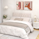 Upholstered Headboard for Twin Size Bed with Fabric Upholstery - Image 7
