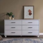 Modern Farmhouse Solid Wood 6 Drawer Double Dresser in White Finish - Image 4