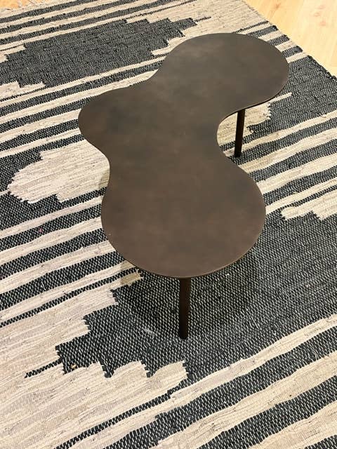 WHOLESALE FUB039 COFFEE TABLE ORGANIC ANTIC BRASS 82.5 CM 48 CM X 39.5 CM