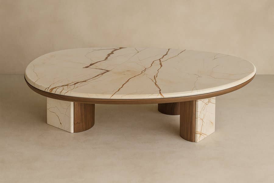 Canyon Marble Coffee Table