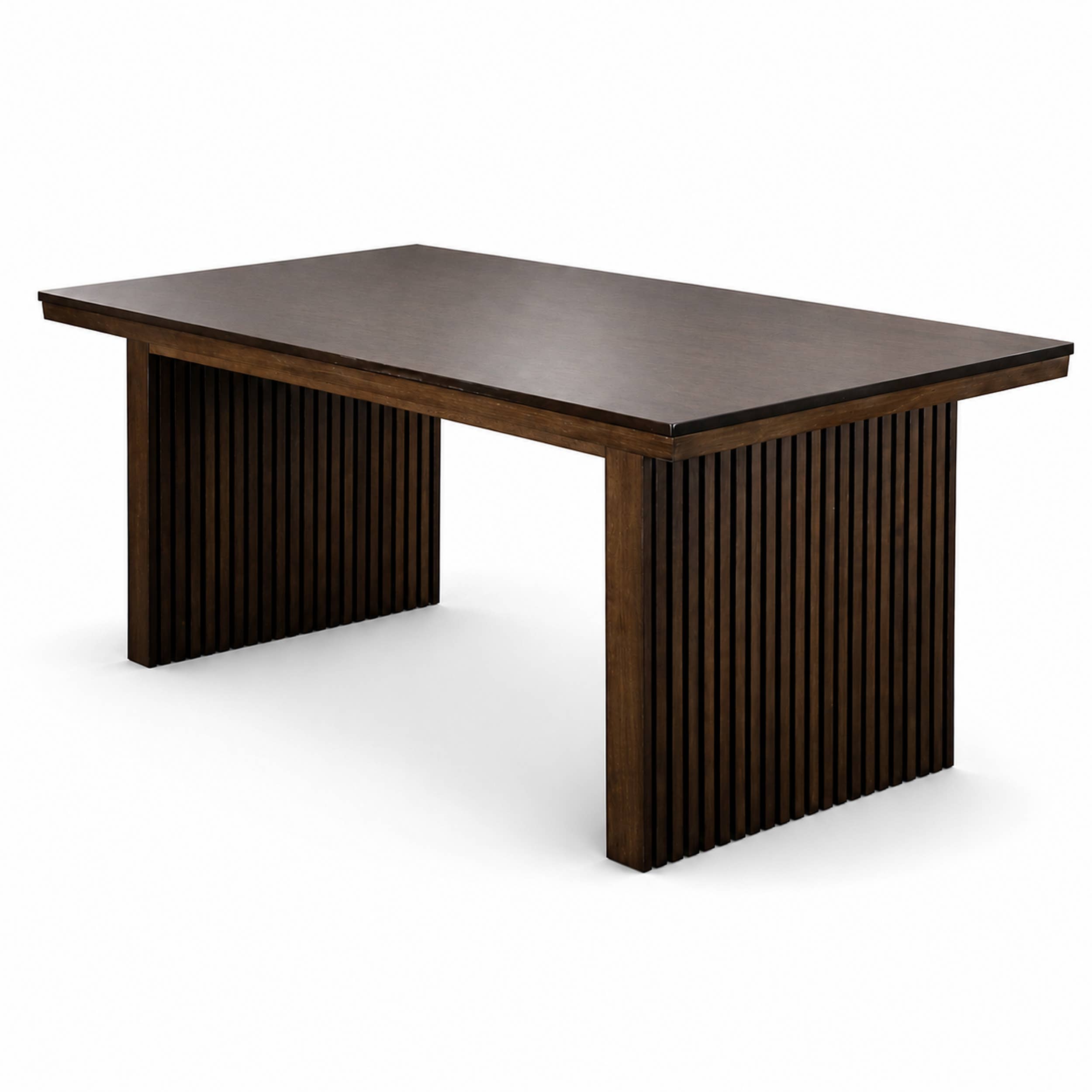 79-in Brown Rect. Outdoor Dining Table - Giodan