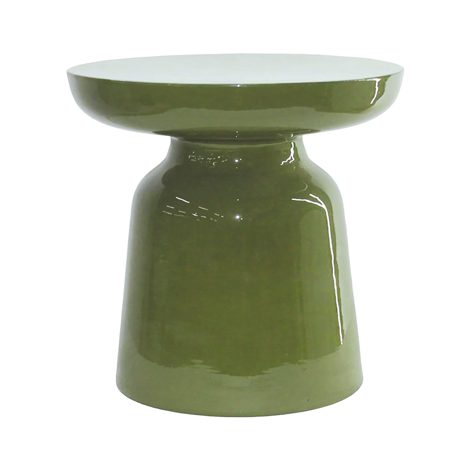 Bibi khaki end table Ø40 H43 cm