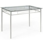 5 Pieces Dining Set Glass Table and 4 Chairs - Image 7