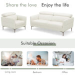 Modern Couched Sofa set with Adjustable Headrest - Image 8