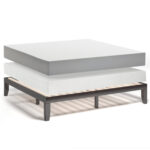 14 Inch King Size Rubber Wood Platform Bed Frame with Wood Slat Support - Image 6