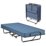 Rollaway Guest Bed with Sturdy Steel Frame and Memory Foam Mattress Made in Italy - Image 8