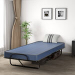 Rollaway Guest Bed with Sturdy Steel Frame and Memory Foam Mattress Made in Italy - Image 6