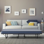 Rollaway Guest Bed with Sturdy Steel Frame and Memory Foam Mattress Made in Italy - Image 7