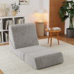 3-in-1 Folding Sofa Bed with Washable Zippered Cover - Image 3