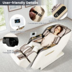 Therapy 36-New 3D Model-SL Track Massage Chair with Airbags Waist and Calves Heating Foot Rollers - Image 10
