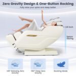 Therapy 36-New 3D Model-SL Track Massage Chair with Airbags Waist and Calves Heating Foot Rollers - Image 6