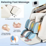 Therapy 36-New 3D Model-SL Track Massage Chair with Airbags Waist and Calves Heating Foot Rollers - Image 7