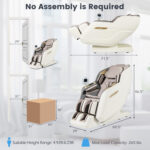 Therapy 36-New 3D Model-SL Track Massage Chair with Airbags Waist and Calves Heating Foot Rollers - Image 2