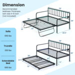 Twin Daybed with Charging Station and LED Lights - Image 5