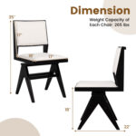 3-Piece Mid-Century Dining Set with 36â€ Round Pedestal Table and 2 Swivel Sherpa Upholstered Chairs - Image 6