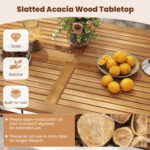 7 Pieces PE Wicker Patio Dining Set for Garden and Backyard - Image 7