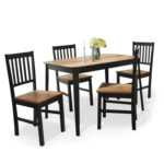Dining Table and Chair Set Home Kitchen Furniture Tables Chairs Set - Image 4