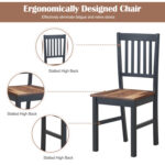 Dining Table and Chair Set Home Kitchen Furniture Tables Chairs Set - Image 7