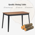 Dining Table and Chair Set Home Kitchen Furniture Tables Chairs Set - Image 8